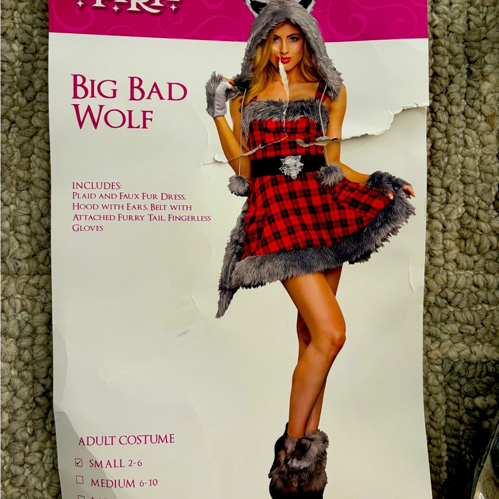 Big Bad Wolf Halloween costume size S